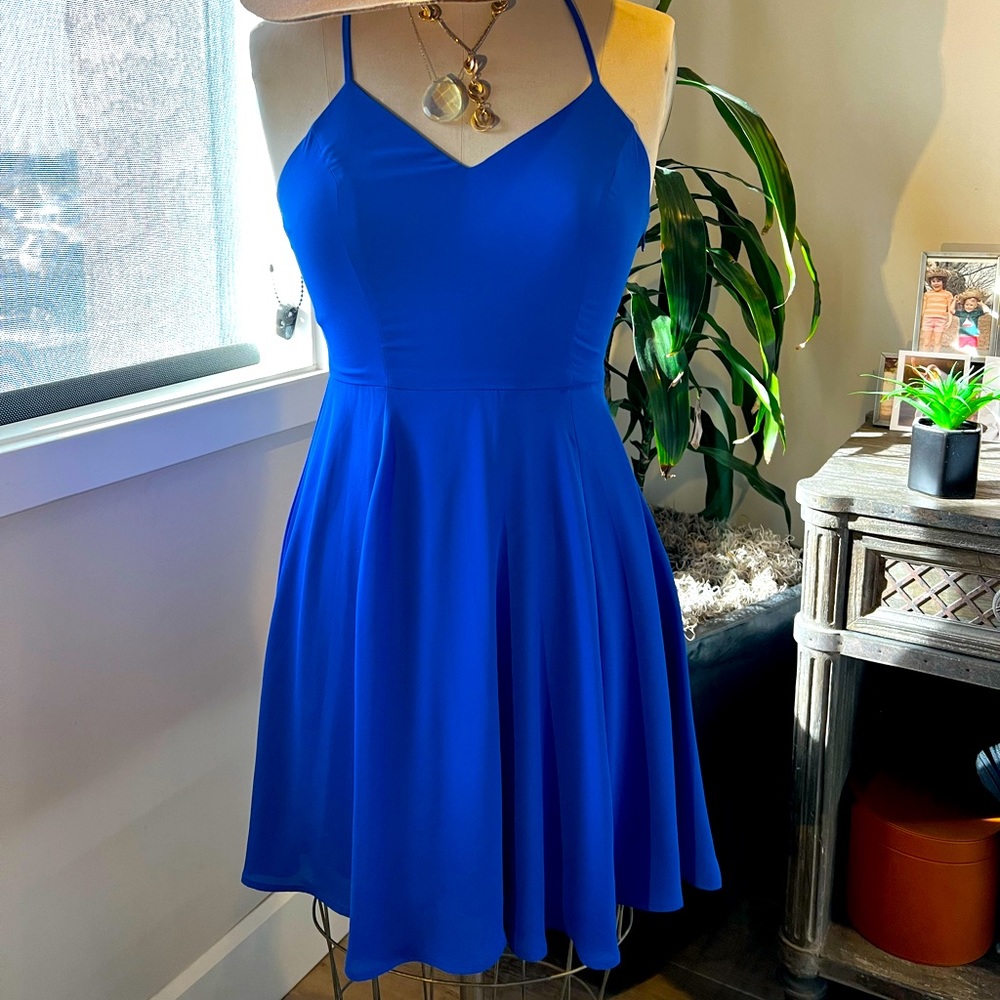 Express Blue Mini Dress